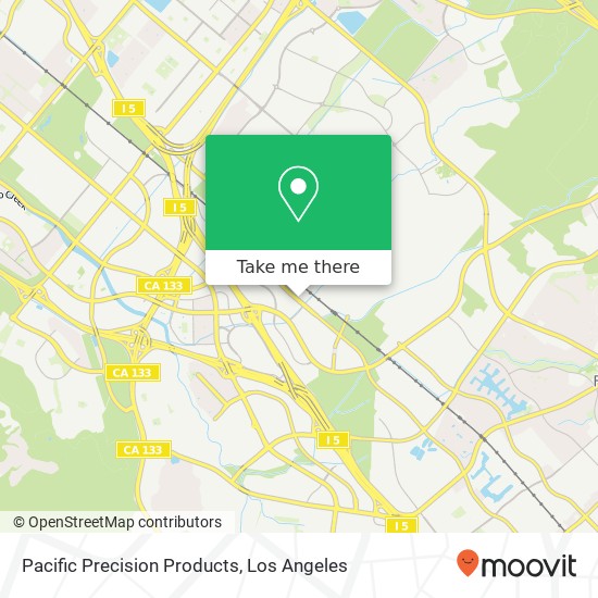 Mapa de Pacific Precision Products