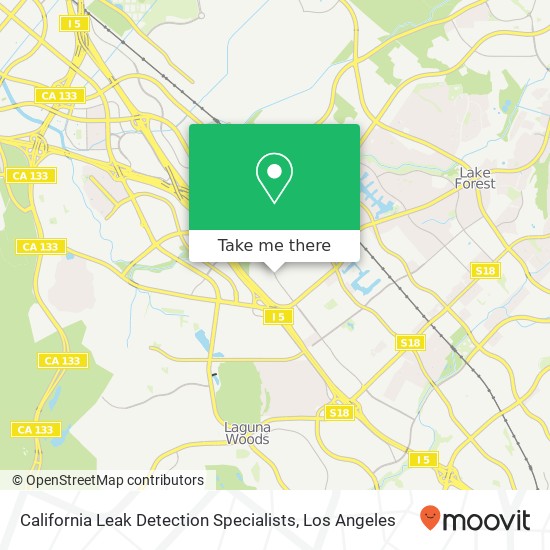 California Leak Detection Specialists map