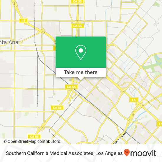 Southern California Medical Associates map