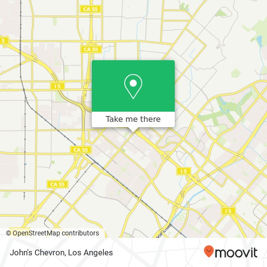 Mapa de John's Chevron