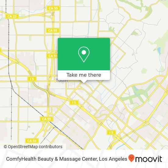 ComfyHealth Beauty & Massage Center map