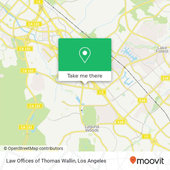 Law Offices of Thomas Wallin map