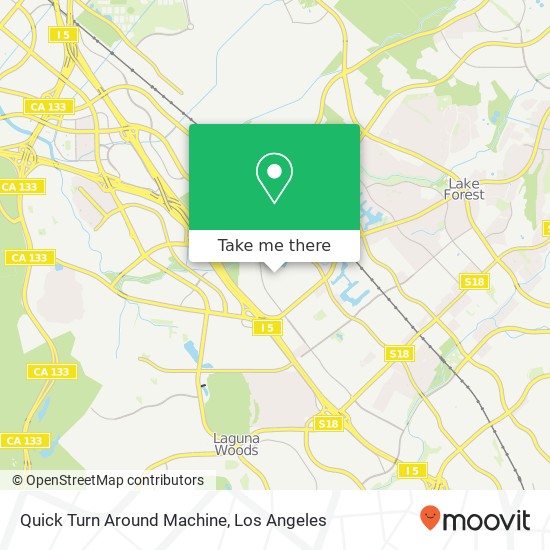 Mapa de Quick Turn Around Machine