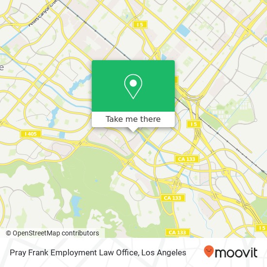 Mapa de Pray Frank Employment Law Office