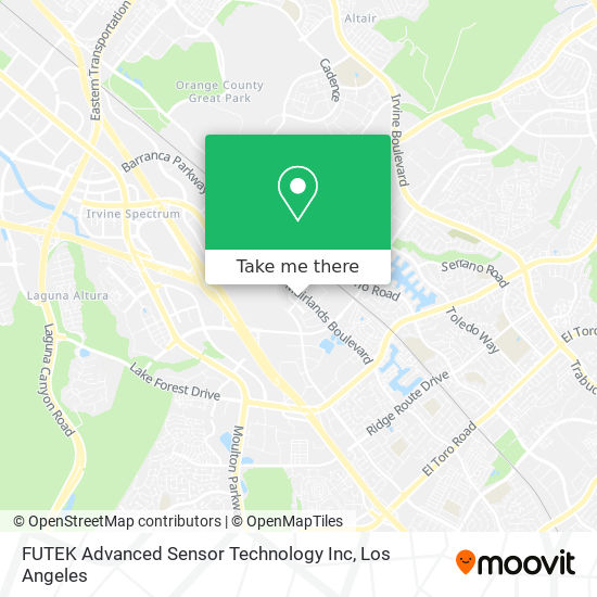 FUTEK Advanced Sensor Technology Inc map