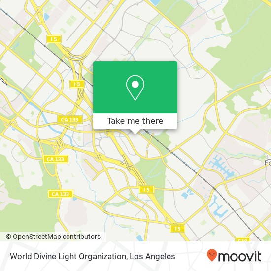World Divine Light Organization map