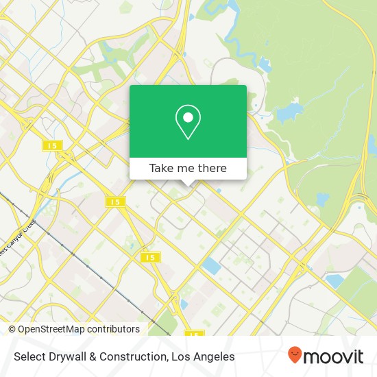 Select Drywall & Construction map