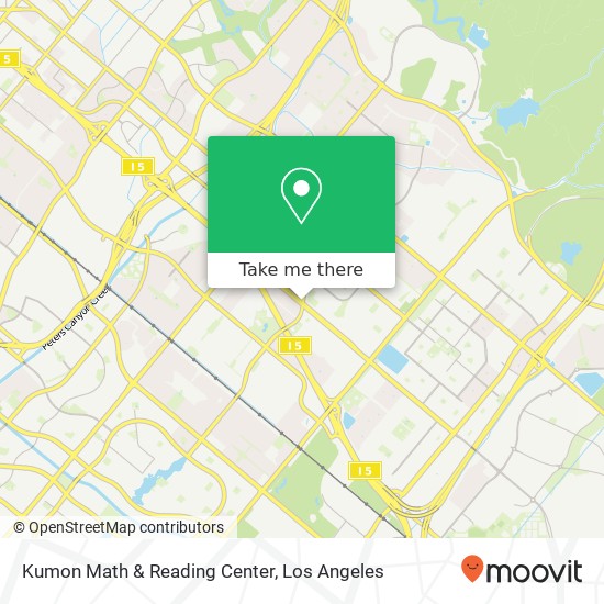 Mapa de Kumon Math & Reading Center