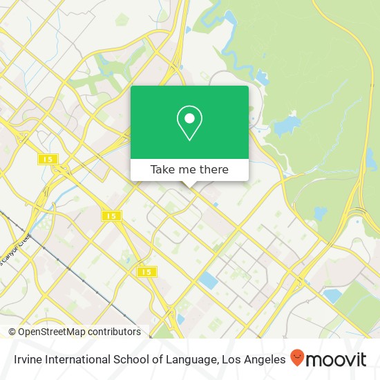 Irvine International School of Language map