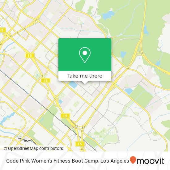 Code Pink Women's Fitness Boot Camp map