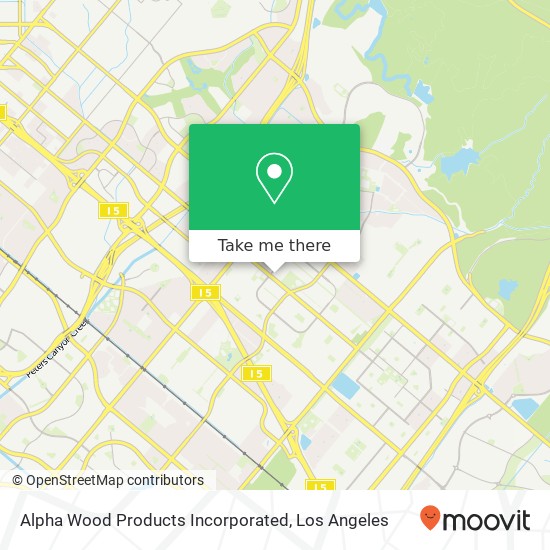 Alpha Wood Products Incorporated map