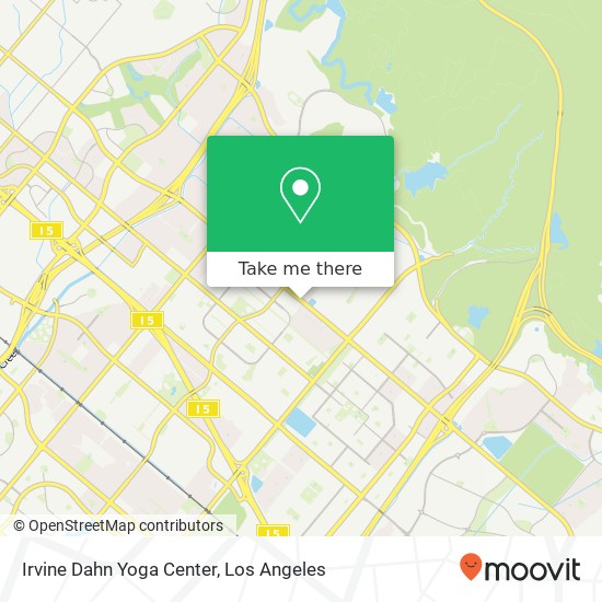 Irvine Dahn Yoga Center map