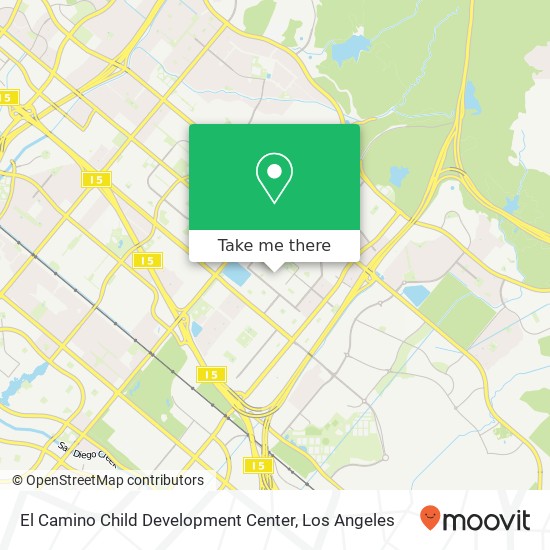 Mapa de El Camino Child Development Center