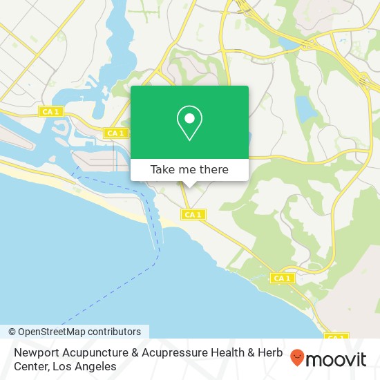 Mapa de Newport Acupuncture & Acupressure Health & Herb Center