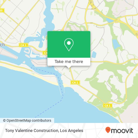 Mapa de Tony Valentine Construction