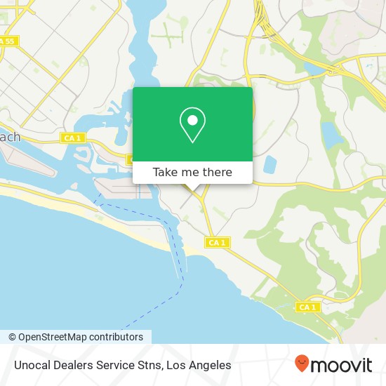 Unocal Dealers Service Stns map