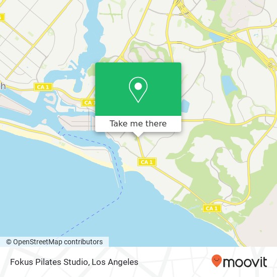 Mapa de Fokus Pilates Studio