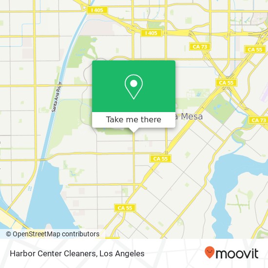 Harbor Center Cleaners map