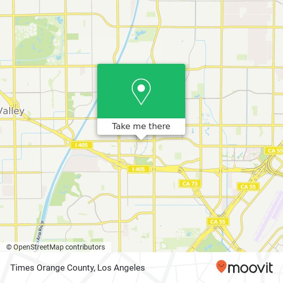 Times Orange County map