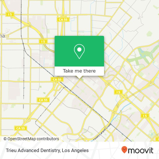 Trieu Advanced Dentistry map