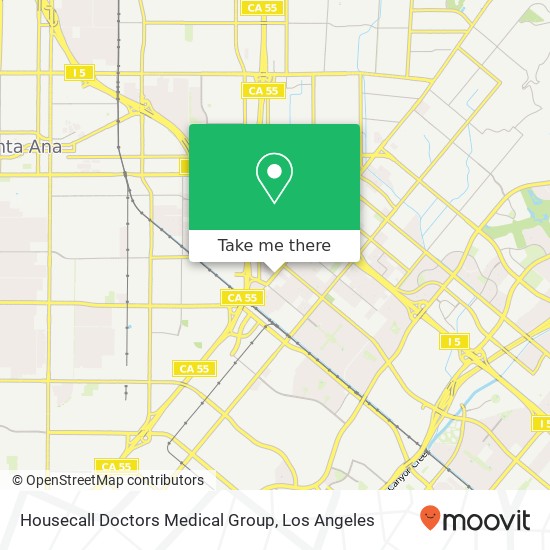 Mapa de Housecall Doctors Medical Group