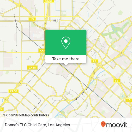 Donna's TLC Child Care map