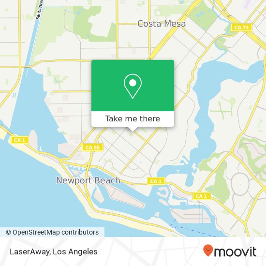 LaserAway map