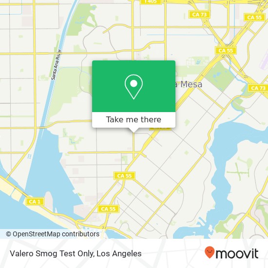 Valero Smog Test Only map