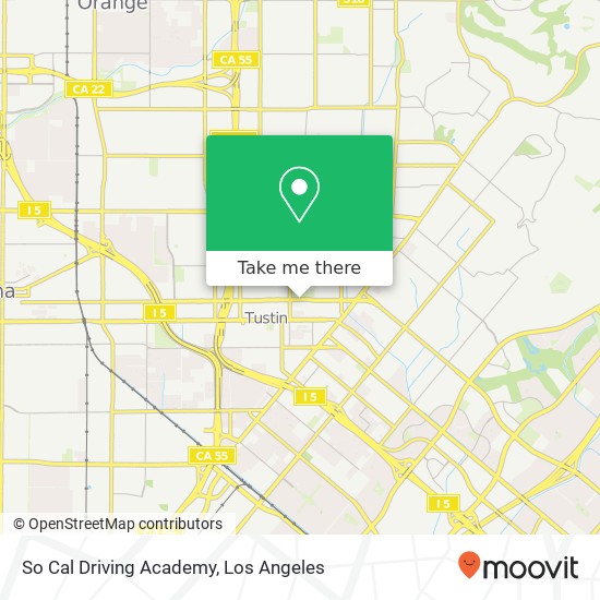 So Cal Driving Academy map