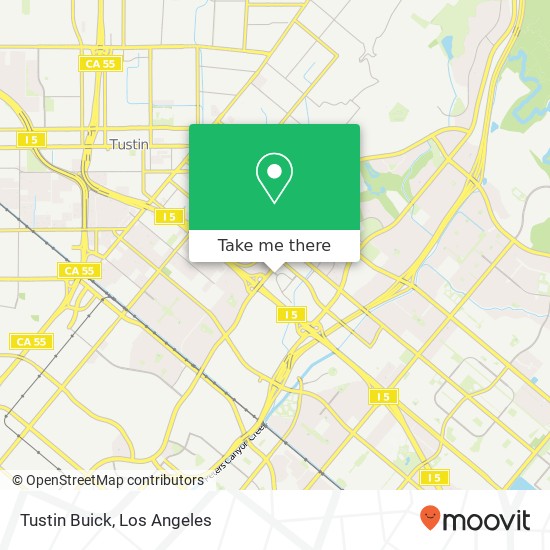 Tustin Buick map