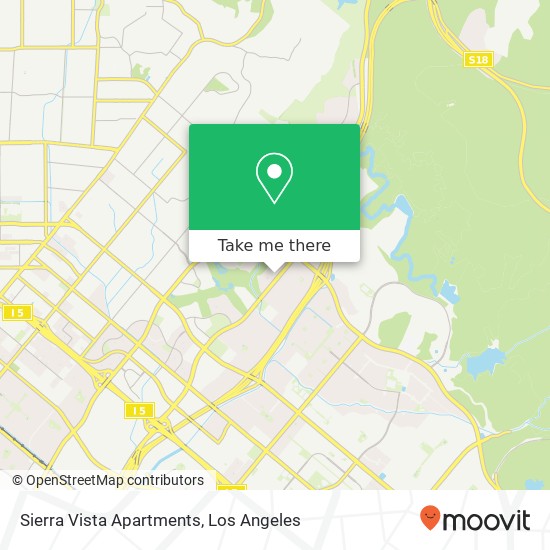 Sierra Vista Apartments map