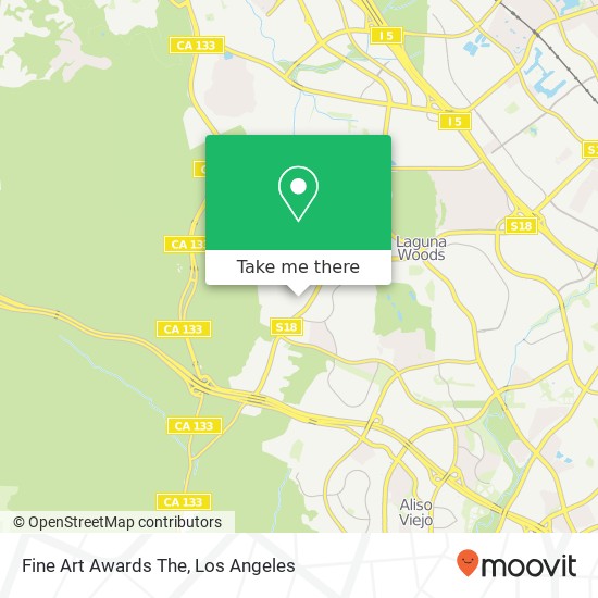 Fine Art Awards The map