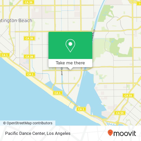 Mapa de Pacific Dance Center