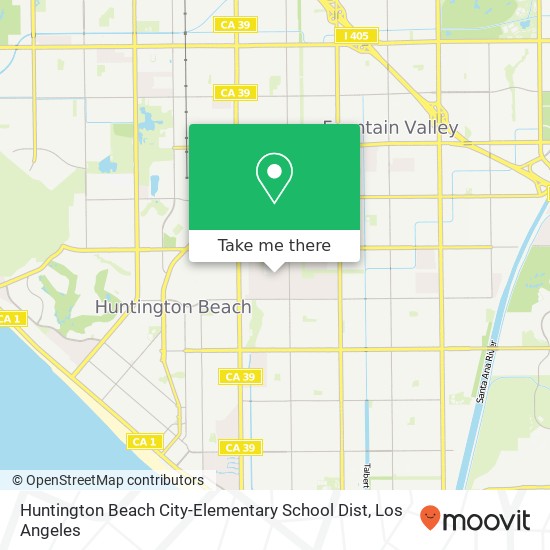 Mapa de Huntington Beach City-Elementary School Dist