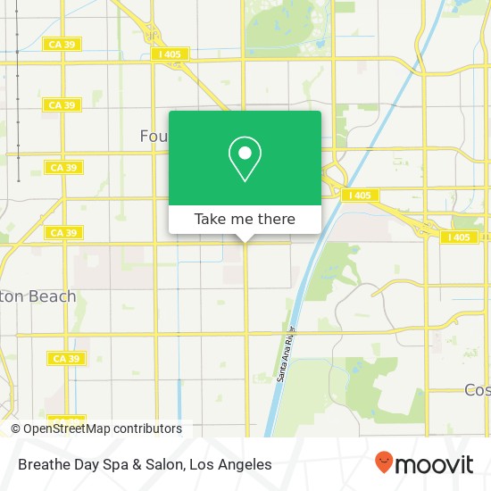 Mapa de Breathe Day Spa & Salon