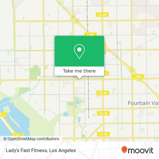 Lady's Fast Fitness map