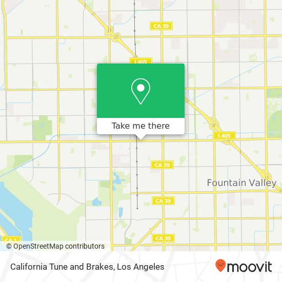 California Tune and Brakes map