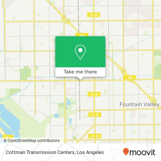 Cottman Transmission Centers map