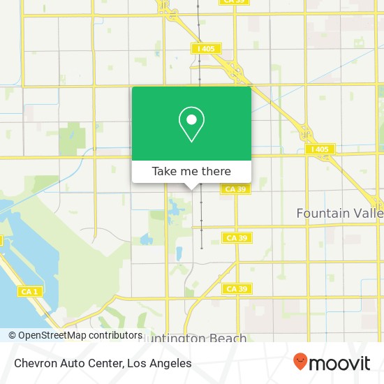 Mapa de Chevron Auto Center