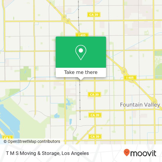 T M S Moving & Storage map