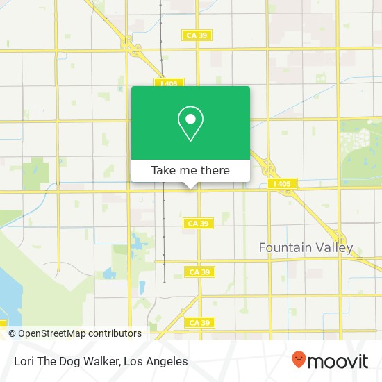 Lori The Dog Walker map