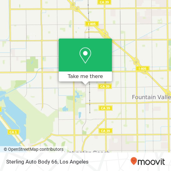 Sterling Auto Body 66 map