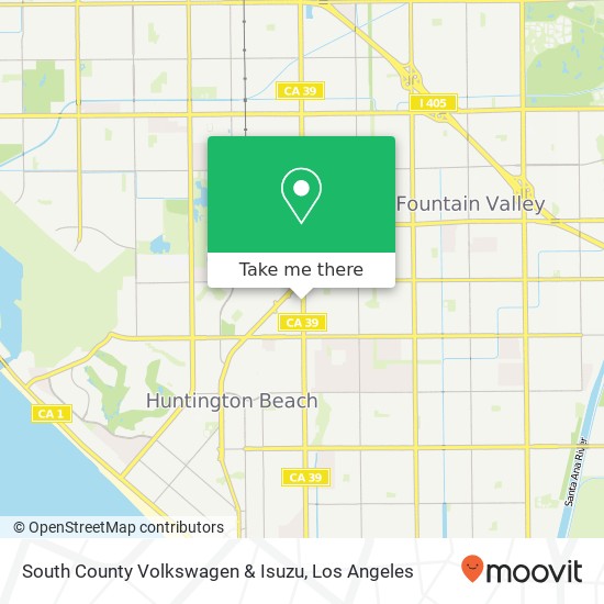 Mapa de South County Volkswagen & Isuzu