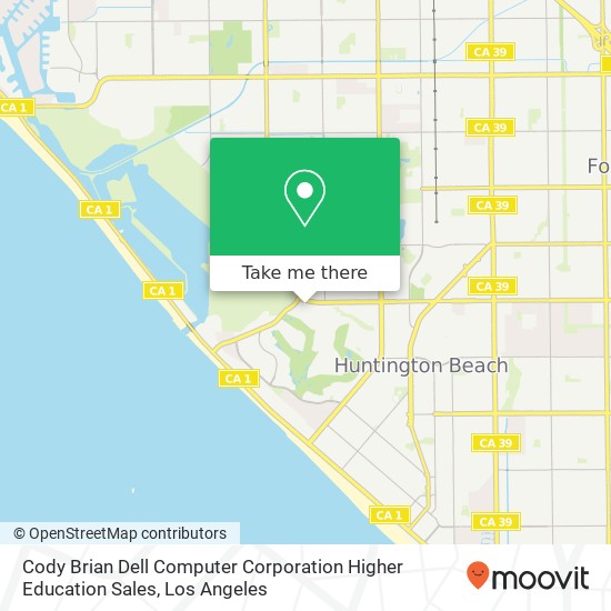 Cody Brian Dell Computer Corporation Higher Education Sales map
