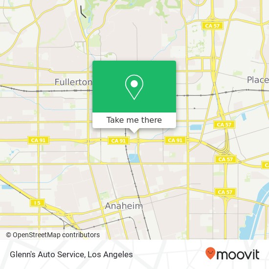 Mapa de Glenn's Auto Service