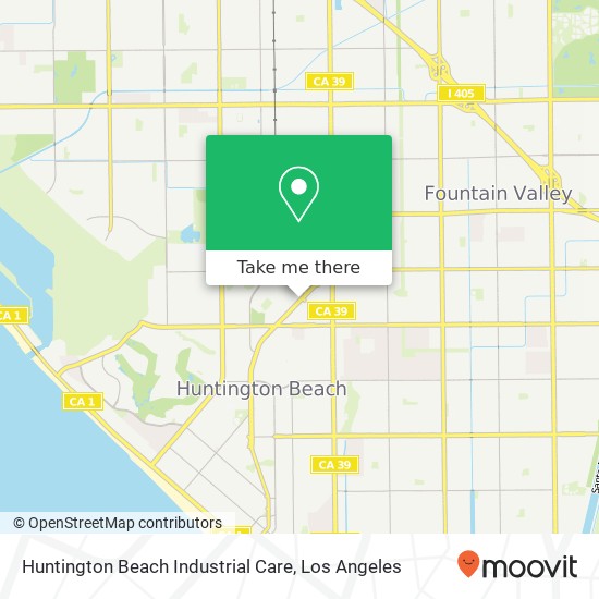 Mapa de Huntington Beach Industrial Care