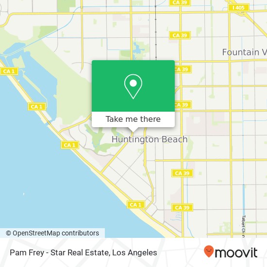 Pam Frey - Star Real Estate map