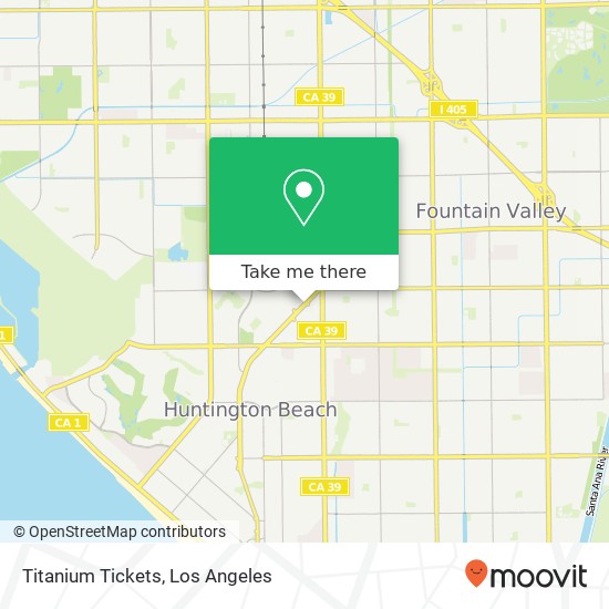 Titanium Tickets map