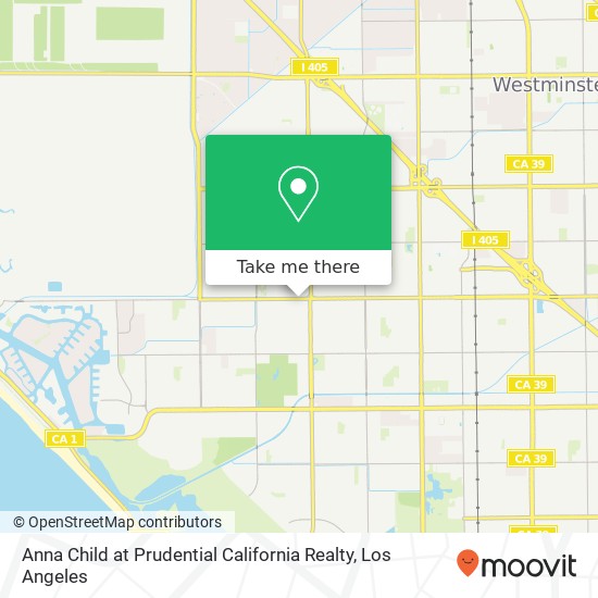 Anna Child at Prudential California Realty map