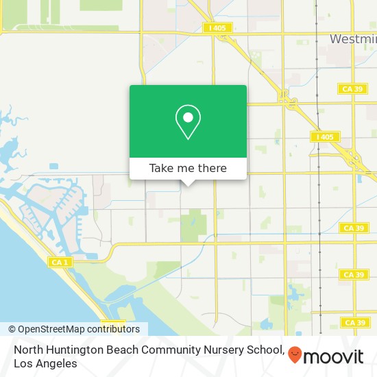 North Huntington Beach Community Nursery School map